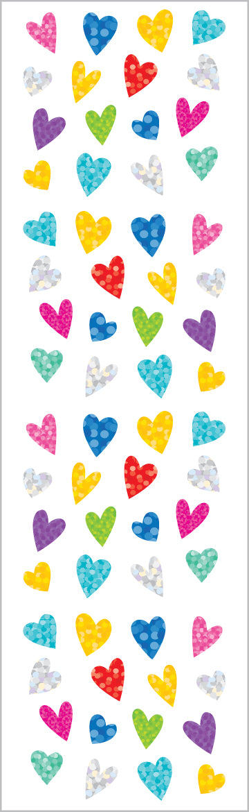 Valentine's Day Tagged heart stickers - Mrs. Grossman's